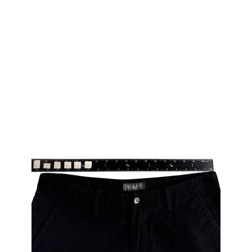 Maisiao Duli Straight Leg Pants Mens Size 36 Black Dark Washed Workwear Heritage